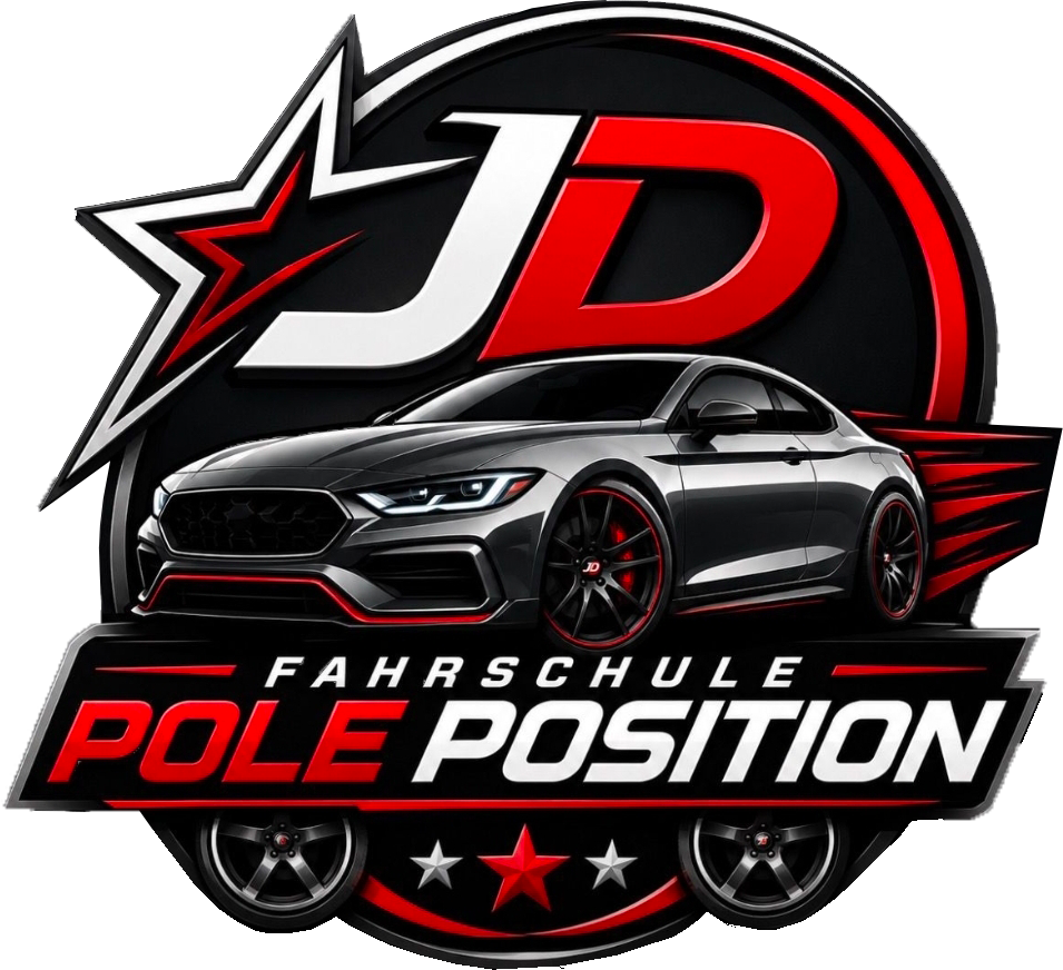 „Poleposition Fahrschule“-Logo, zur Startseite